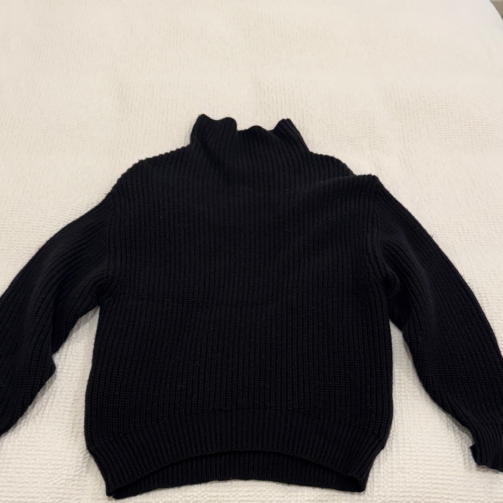 Wilfred Classic Black Cowl Neck Sweater